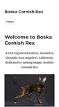 Mobile Screenshot of boskacornishrex.com